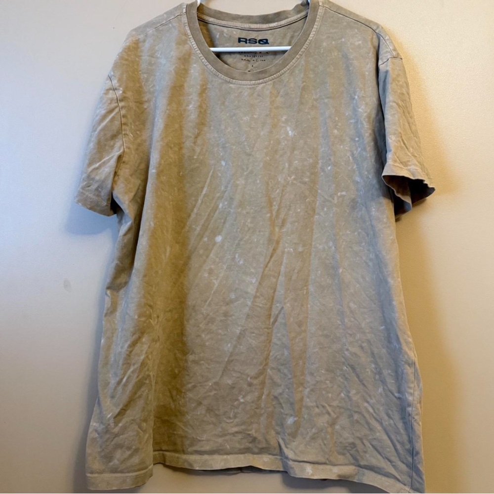 tan washed RSQ tee